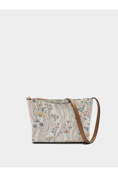 PARFOIS Çiçek Desenli Çapraz Askılı Çanta