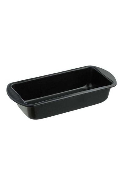 Generic Stainless Steel Rectangular Baking Mould Black