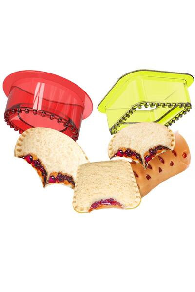 Generic 2 PCS Sandwich Cutter Sealer and Decruster Set for Kids' Lunchbox – S...