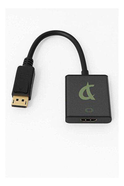 FUJISHKA محول من DisplayPort DP ذكر إلى HDMI أنثى - 25 سم، أسود، للشاشة والتل...