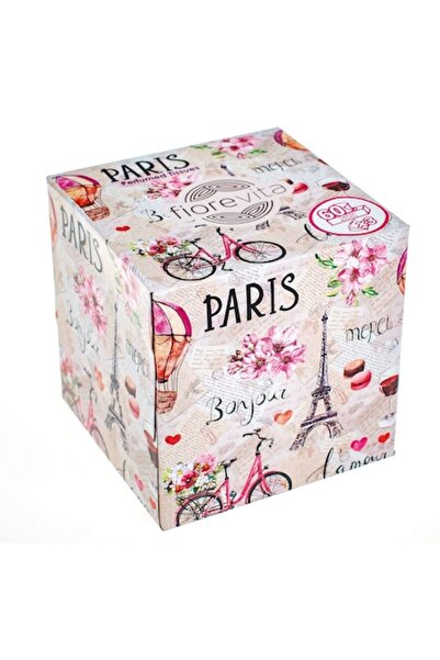 MYONNA IT & E- COMMERCE Fiorevita Scented Tissues Cube, Paris Design, White, 60 pcs, 3-ply