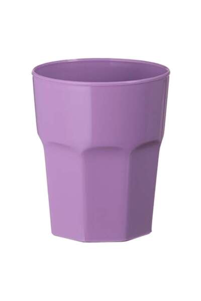 SHOPIENS Plastic Cup, Pastel Model, Purple, 330ml, Dishwasher & Microwave Safe