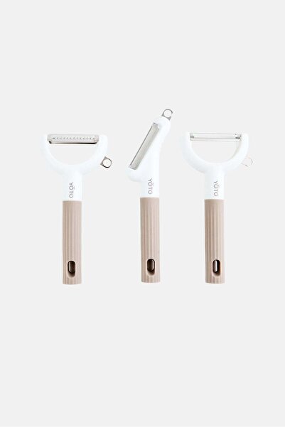 Generic YOTO 3 Pieces Different Function Blade Peeler Set, Multicolor