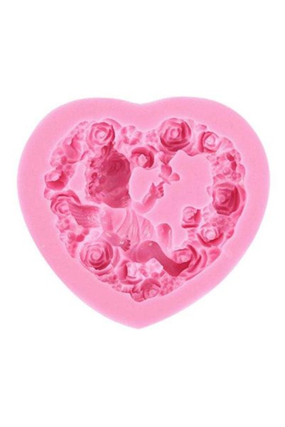 Generic Rose Mold Pink 9x8x2cm