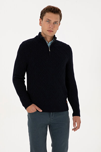 U.S. Polo Assn. Men's Navy Blue Sweater 50315035-Vr033