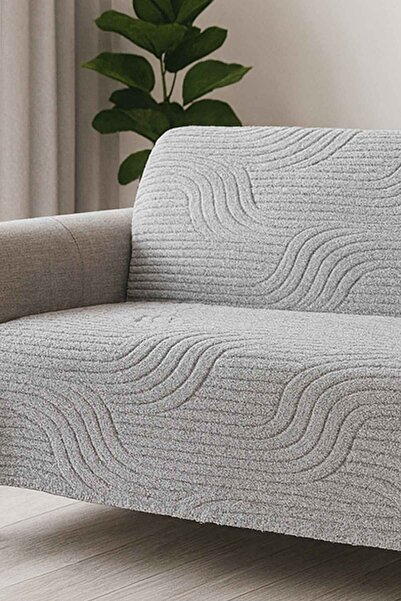 Decomia Home М'яка пухнаста накидка на диван з рельєфним візерунком Багатофункціональна накидка на диван Нековзна губка (165x205 см)