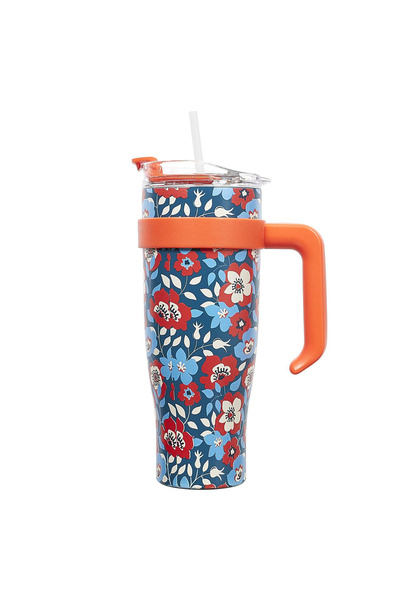 Other Cană termică Miami Floral roșie