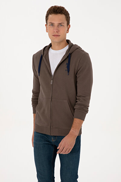 U.S. Polo Assn. Men's Mink Knitted Cardigan 50307765-Vr052