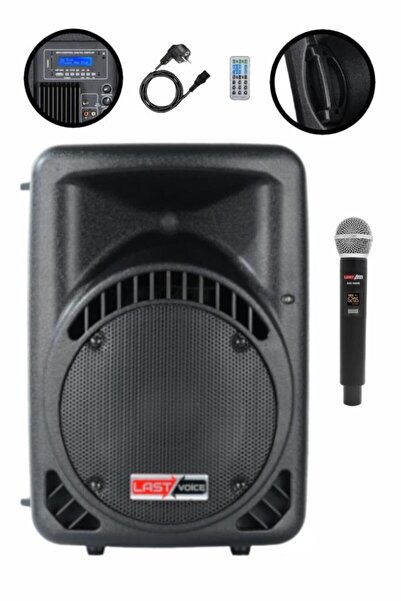 Lastvoice Ample-12AP Taşınabilir Seyyar Portatif Mikrofonlu Elektrikli Ses Si...
