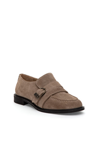 U.S. Polo Assn. Kadın Bej Süet Loafer 50315247-VR011