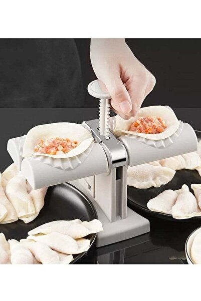 Generic صانع الزلابية، قالب صانع الزلابية الأوتوماتيكي ذو الرأسين المنزلي مع 2 قطعة من صانع القالب الصغير من