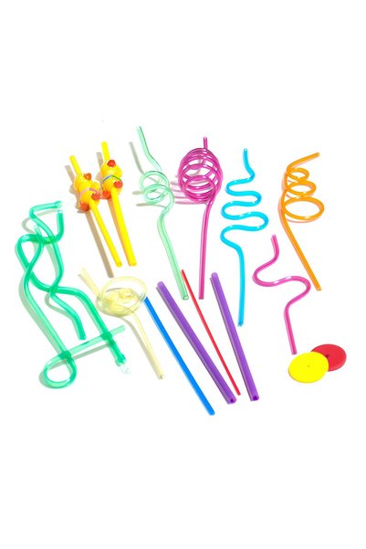 Generic TalkTools TalkTools Premium Drinking Crazy Straws Fun Drinking Straws...