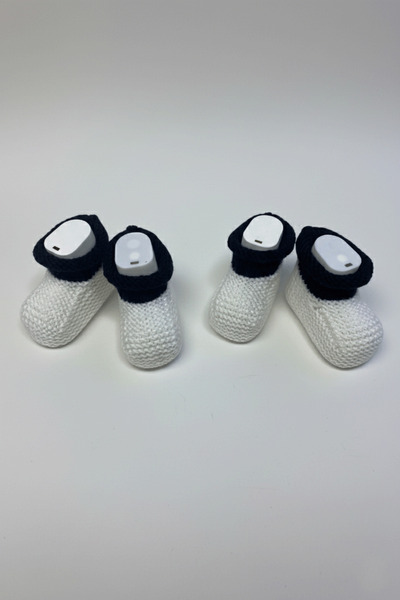 Hiciw El Örmesi, İki Renk Bebek Patik || 0-1 Yaş Patik