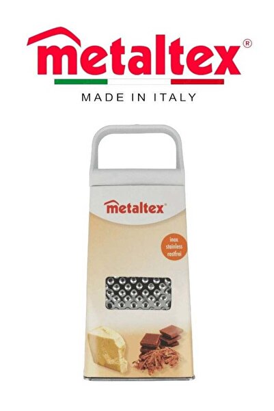 Generic Metaltex Metaltex 4-Sided Stainless Steel Grater â€“ Multi-Purpose Kitchen Tool (24cm)