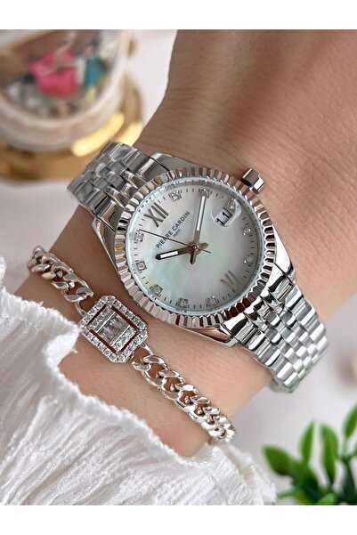 Pierre Cardin Steel Case and Band 2 Years Warranty 3 Atm Water Resistant Women Wristwatch Rl.M1007.1