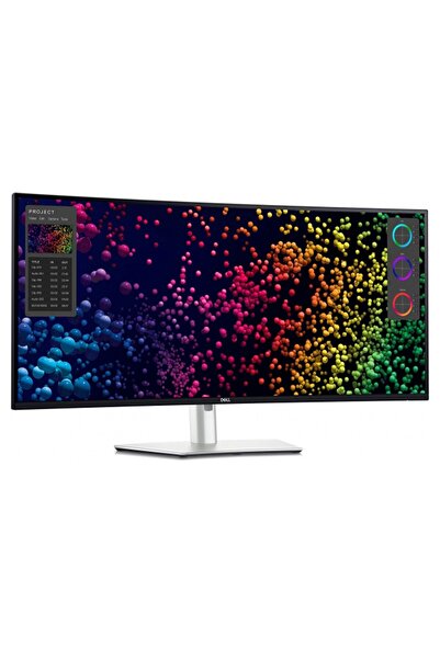 Dell Monitor IPS LED Dell 39.7" U4025QW, 5120 x 2160, HDMI, DisplayPort, Ecran curbat, Boxe (Argintiu)