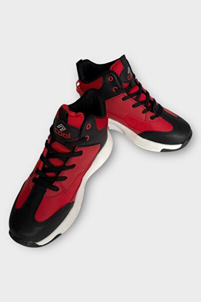 Liger Children's High-Top Basketball Style Sneakers Red