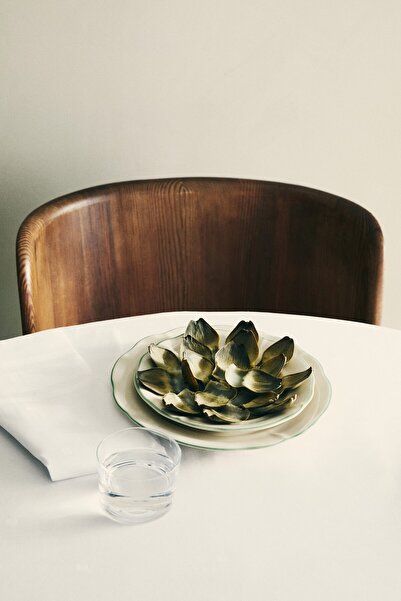 H&M 2’li Stoneware Yemek Tabağı