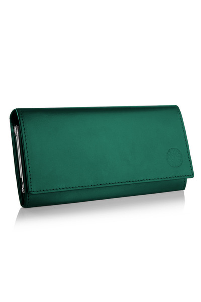 Betlewski Portofel de damă BPD-DZ-13 GREEN BASIC verde