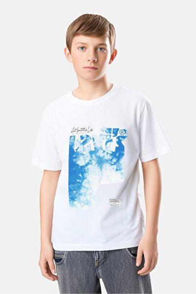 Levi's Kids Boy Brand Logo Short Sleeves T-Shirt, White