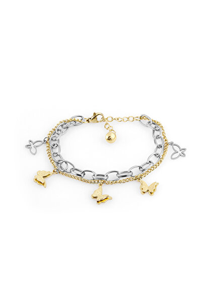 Freelook Bratara aurie, Freelook, pentru dama, din otel inoxidabil, FRJ.3.3077-3