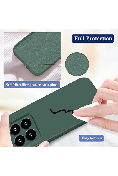 Xiaomi Flippy Liquid Silicone Case for 14 — Microfiber Interior, Shock Protection, Wireless Chargi