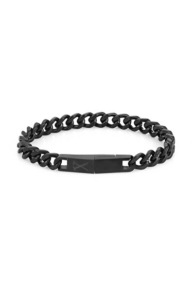 SANTA BARBARA POLO Bratara neagra, Santa Barbara Polo, pentru barbati, din otel inoxidabil, SBJ.6.2028-2