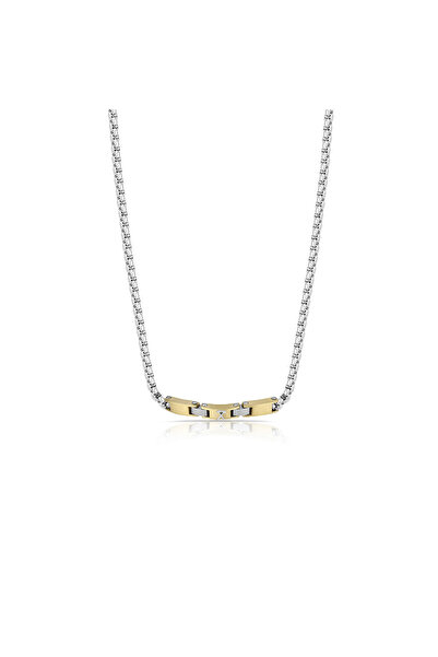 SANTA BARBARA POLO Lant argintiu, Santa Barbara Polo, pentru barbati, din ote...