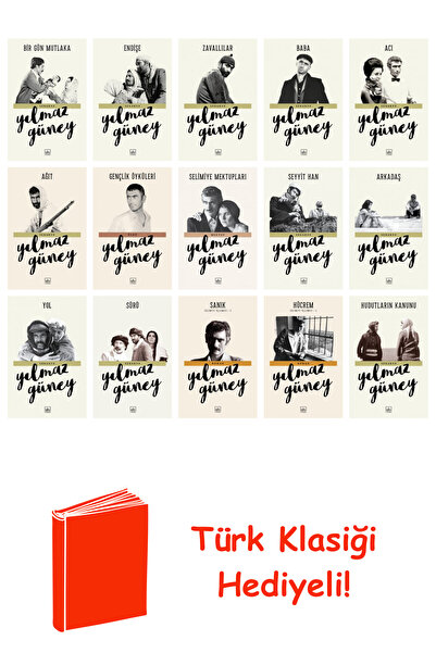 Artemis Yayınları Yılmaz Güney 15 Kitap Seti + Türk Klasiği Hediye