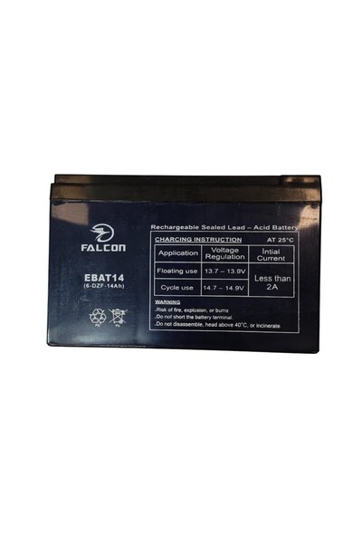 Falcon 12v 14Ah Motosiklet Ve Akülü Araba Aküsü