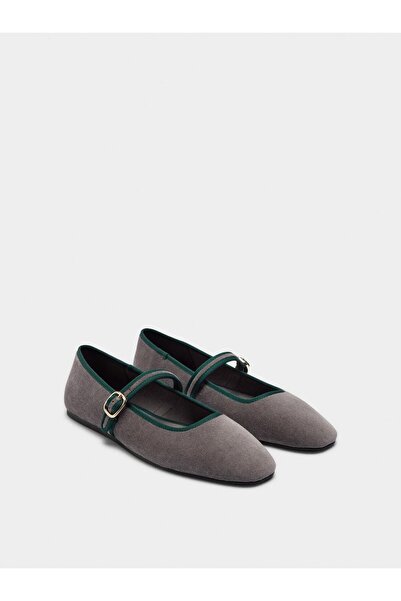 PARFOIS Kontrastlı Düz Babet