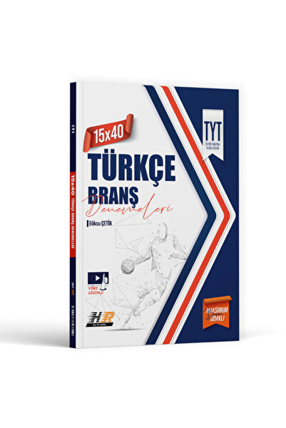 Hız ve Renk Yayınları TYT Türkçe 15x40 Branş Denemeleri 2026