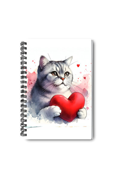 qoeuyl boutique مجموعة دفاتر ملاحظات مدرسية مكونة من 4 قطع بتصميم حيوانات لطيفة رقم 1، حلزونية سلكية، مقاس A5، مخططة، للذكرى والذكريات