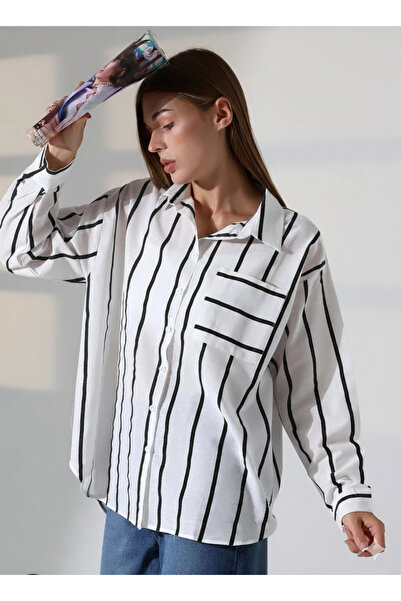 Cemre Life Cămașă cu dungi pentru femei