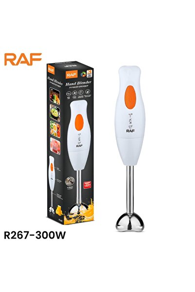 raf خلاط يدوي R267 بشفرات من الفولاذ المقاوم للصدأ بقوة 300 واط