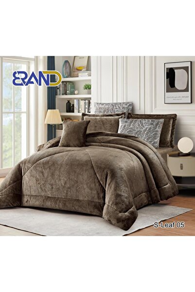 Moon مفرش نفرين شتوي7قطع من كابي لشتاء دافي بالوان انيقه