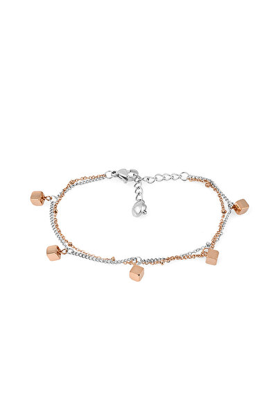 Daniel Klein Bratara auriu rose, Daniel Klein, pentru dama, din otel inoxidabil, DKJ.3.1039-4