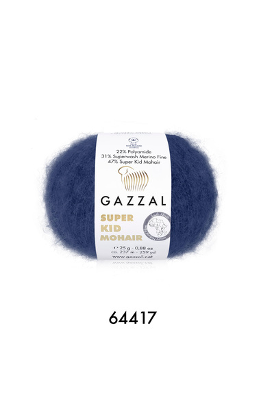 GAZZAL İPLİK Fir de tricotat Gazzal Super Kid Mohair 150g 6x25g 237m Mohair d...
