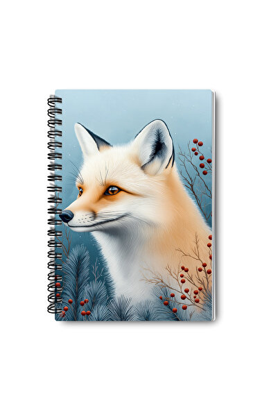 qoeuyl boutique مجموعة دفاتر ملاحظات مربعة الشكل A5 بتصميم شتوي من تيلكي، تتكون من 4 قطع، مناسبة للذكريات والمدرسة