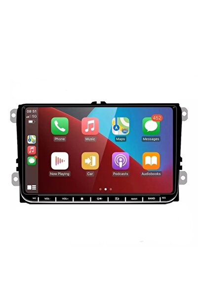 Santos Navigație GPS Android pentru VW Passat/Golf/Touran/Polo/Jetta — procesor Quad-Core de 9 inch, 2 GB/32 GB