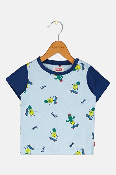Levi's Toddlers Boy Graphic Print Short Sleeve Top, Multicolor