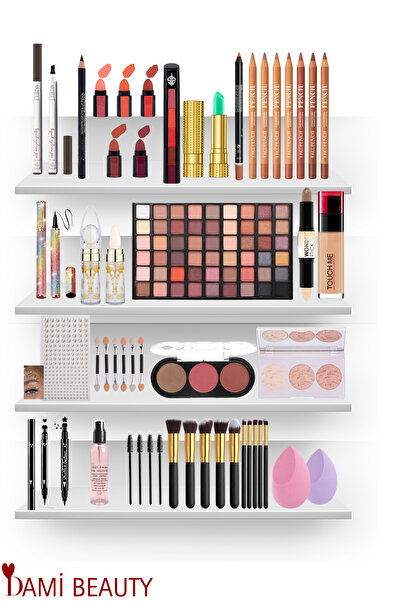 Dami Beauty Mega 224 Parça Profesyonel Makyaj Seti - Gelin Çeyiz Makyaj Seti