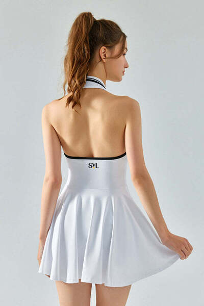 SVL PERFECT POLO DRESS - WHITE