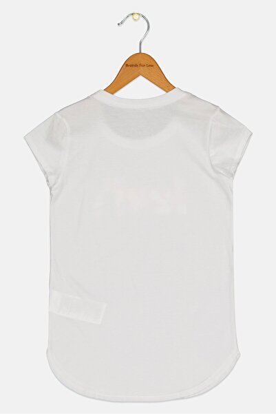 Levi's Kids Girl Brand Logo short Sleeves T-Shirt, White