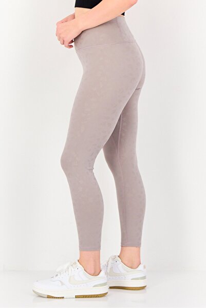 Under Armour Women Fitted Brand Logo Training Leggings, Taupe