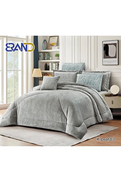 Moon مفرش نفرين شتوي7قطع من كابي لشتاء دافي بالوان انيقه