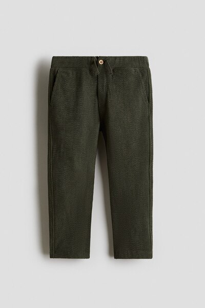 H&M Ribanalı Velur Pantolon