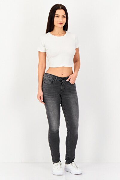 Levi's Women Skinny Fit Washed Stretchable Jeans, Grey