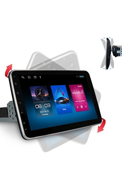 Eunavi Universal 1DIN Retractable Screen Navigation - Android 13, 2GB RAM, 32GB ROM