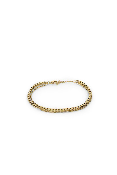 Daniel Klein Bratara aurie, Daniel Klein, pentru dama, din otel inoxidabil, DKJ.3.1009-3